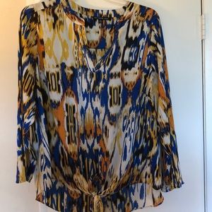 Zac & Rachel multicolor blouse 2X